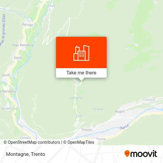 Montagne map
