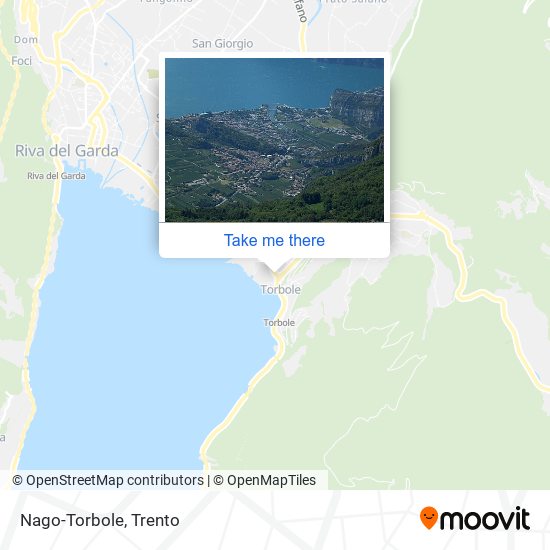 Nago-Torbole map