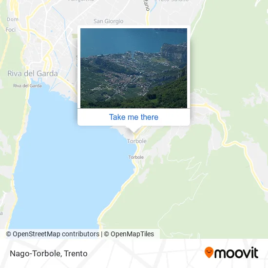 Nago-Torbole map
