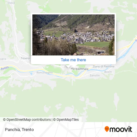 Panchià map