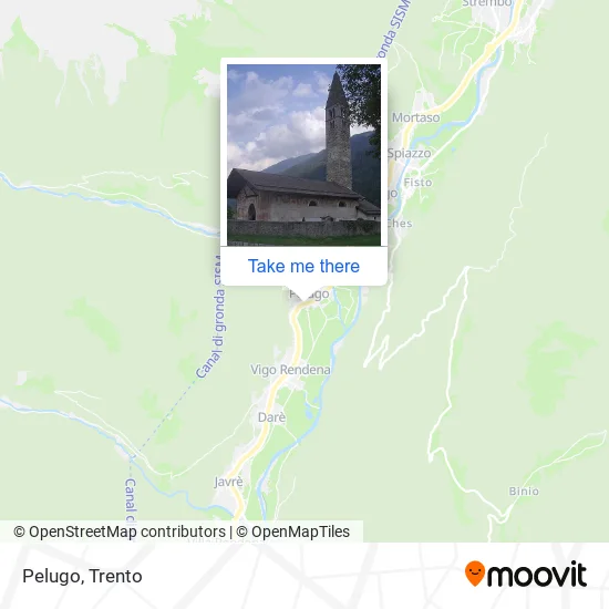 Pelugo map