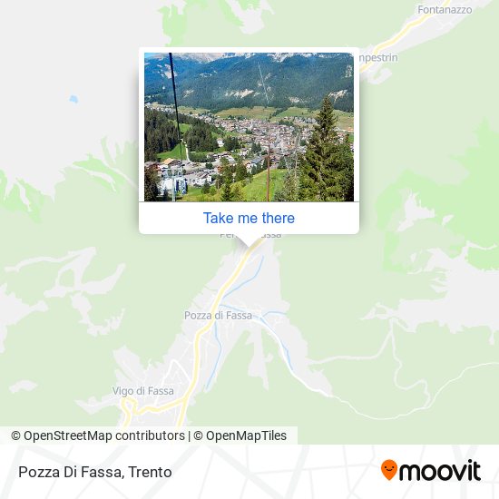 Pozza Di Fassa map