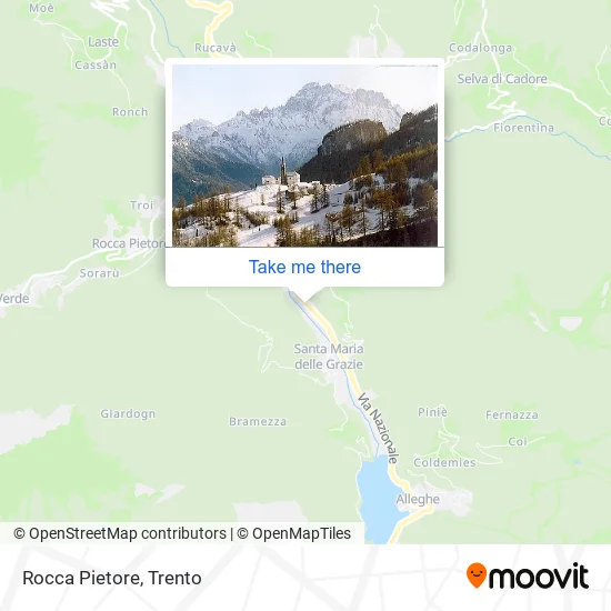 Rocca Pietore map