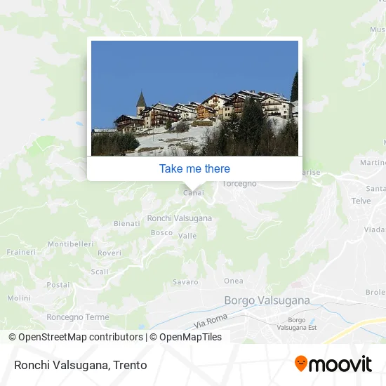 Ronchi Valsugana map