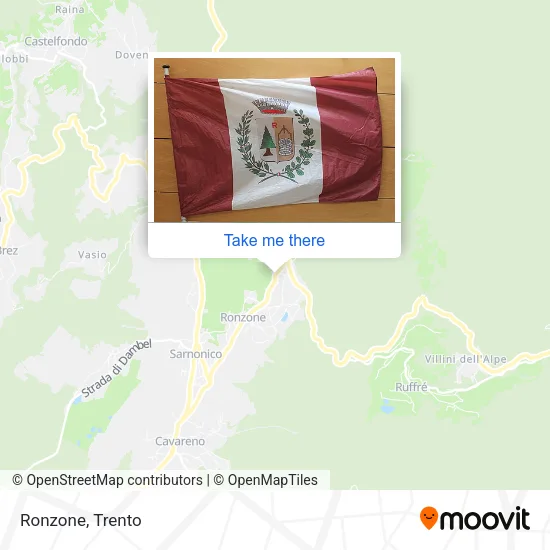Ronzone map