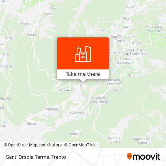 Sant' Orsola Terme map