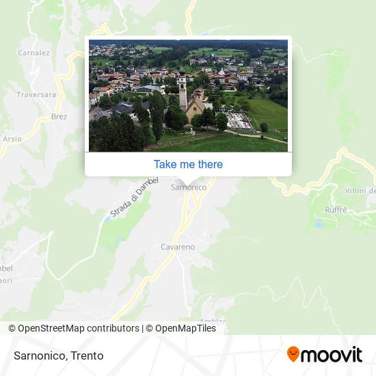 Sarnonico map