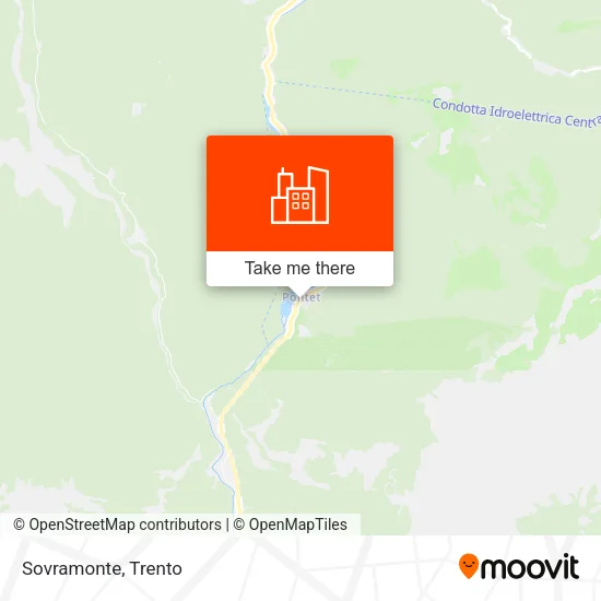 Sovramonte map