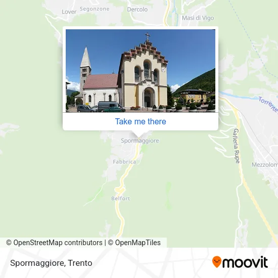 Spormaggiore map