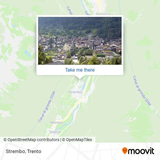 Strembo map