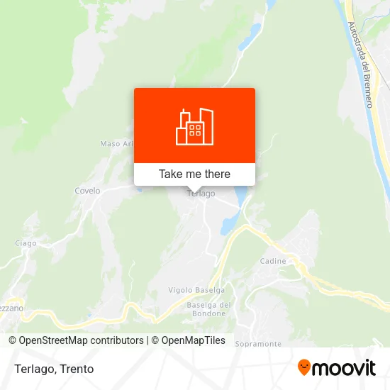 Terlago map
