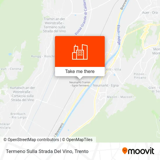 Termeno Sulla Strada Del Vino map
