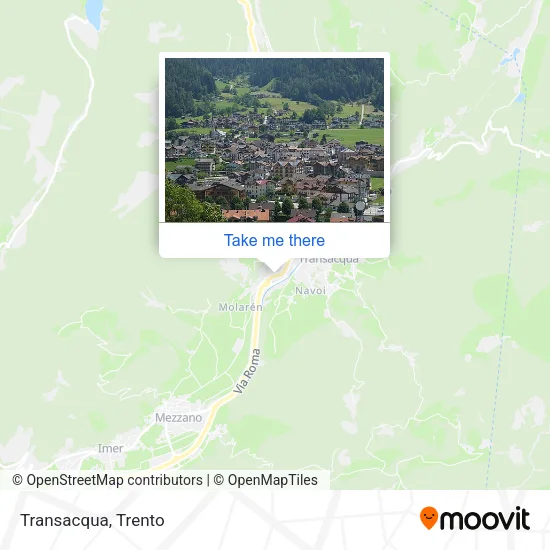 Transacqua map
