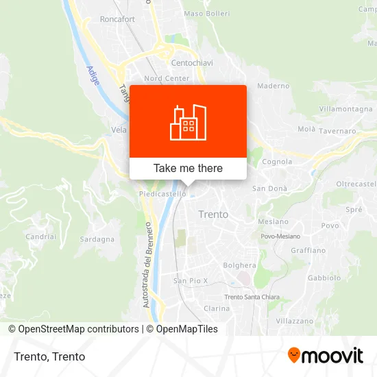 Trento map