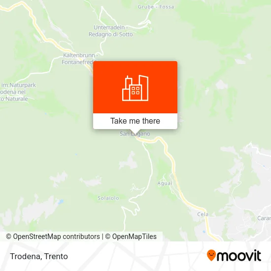 Trodena map