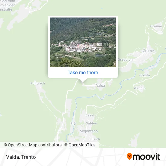 Valda map