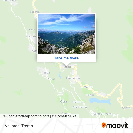 Vallarsa map