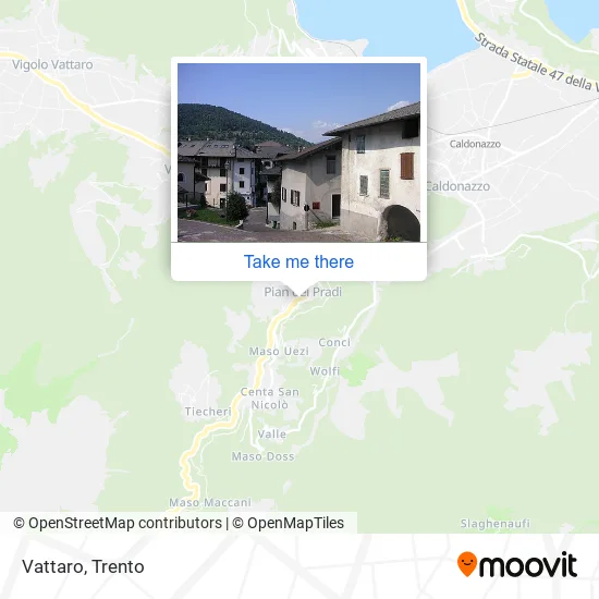 Vattaro map