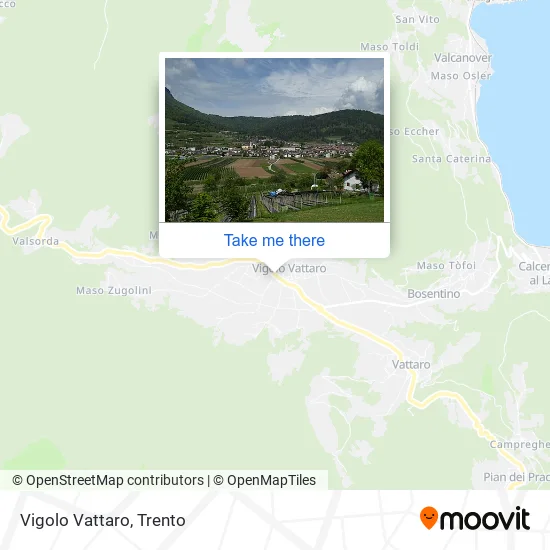 Vigolo Vattaro map