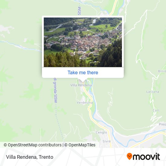 Villa Rendena map