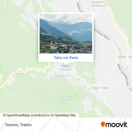 Tesimo map
