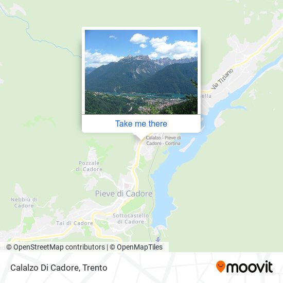 Calalzo Di Cadore map