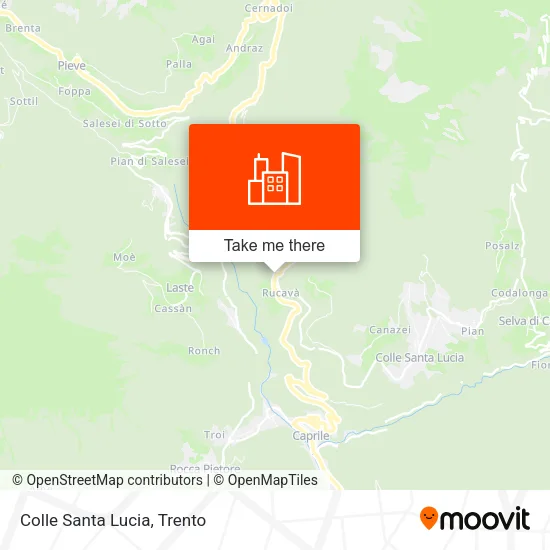 Colle Santa Lucia map