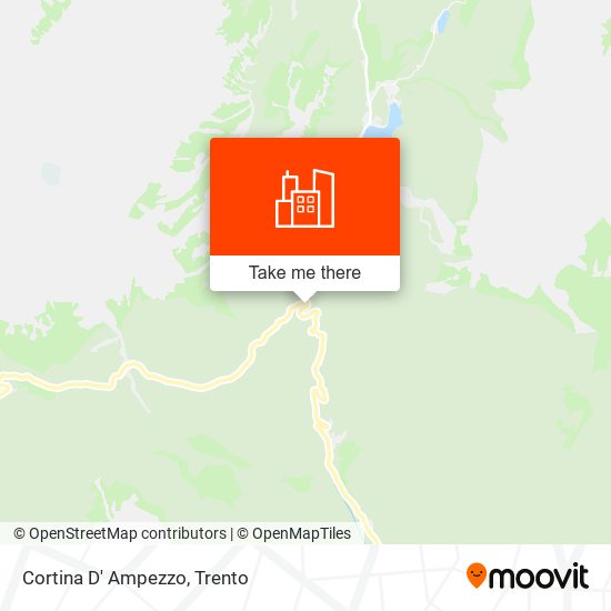 Cortina D' Ampezzo map