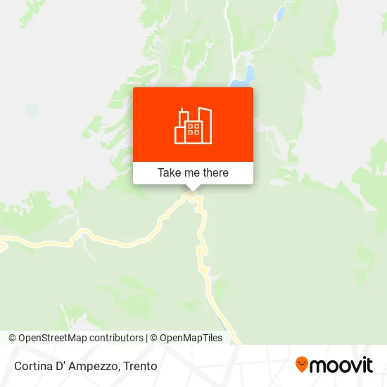 Cortina D' Ampezzo map
