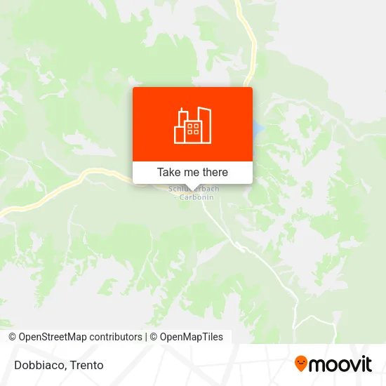Dobbiaco map