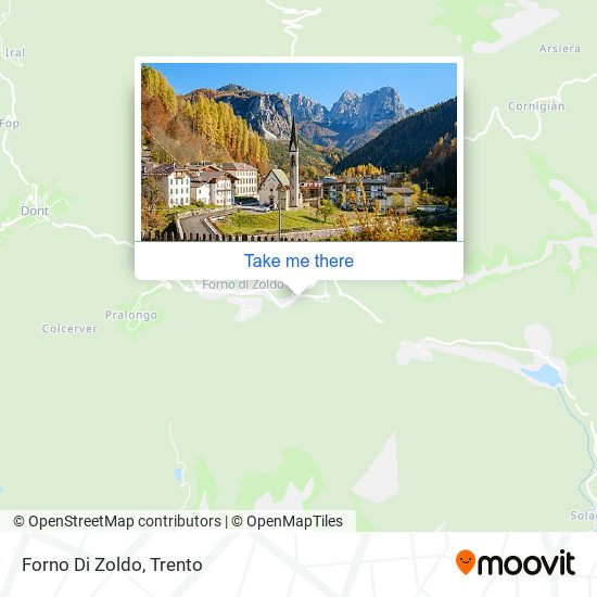 Forno Di Zoldo map