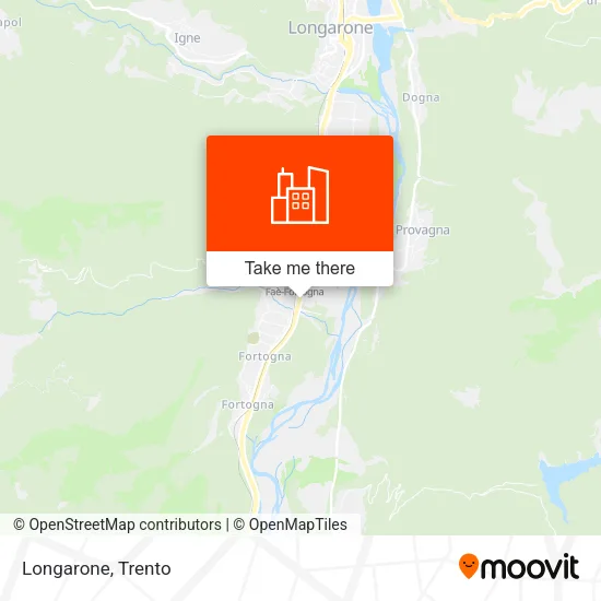 Longarone map