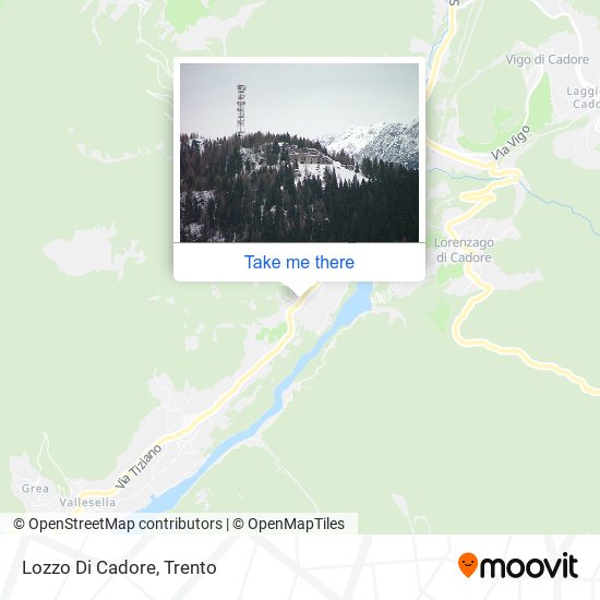 Lozzo Di Cadore map