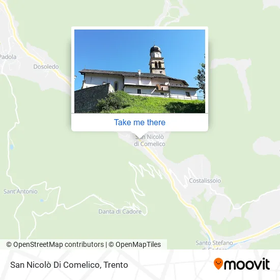 San Nicolò Di Comelico map