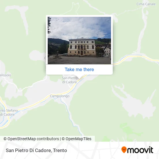 San Pietro Di Cadore map