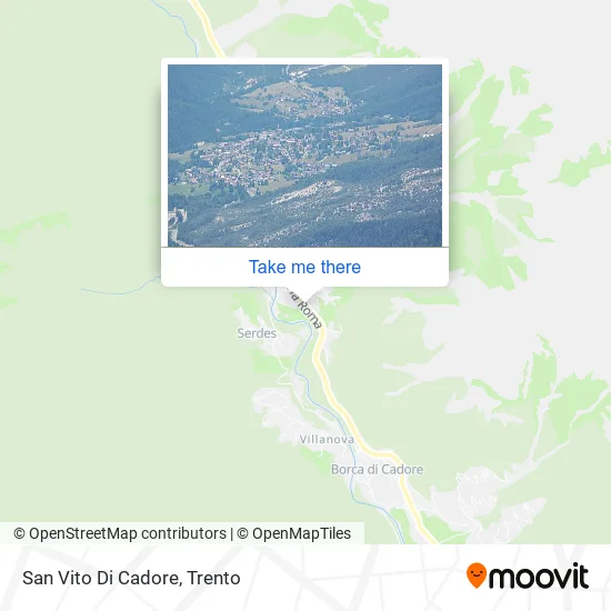 San Vito Di Cadore map