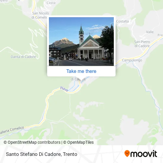 Santo Stefano Di Cadore map