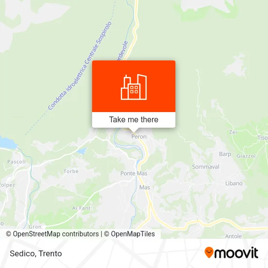 Sedico map