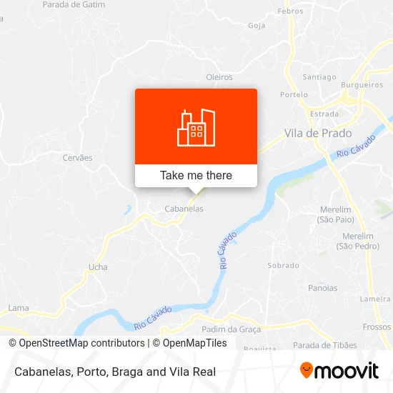 Cabanelas map