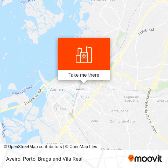 Aveiro map