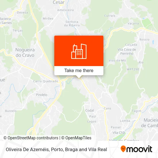 Oliveira De Azeméis map