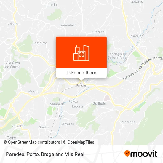 Paredes map