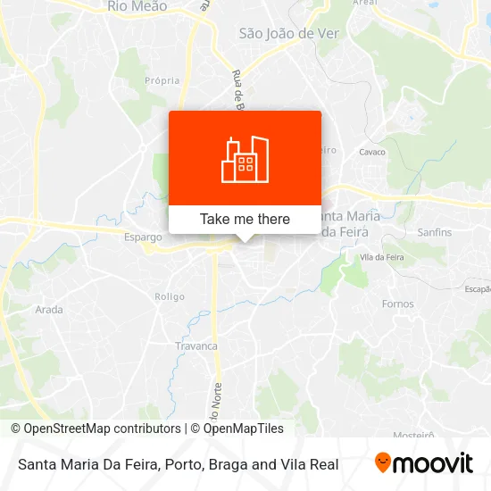 Santa Maria Da Feira map