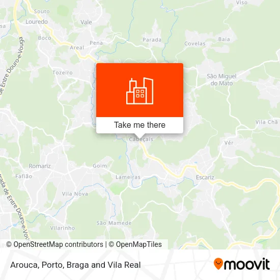 Arouca map