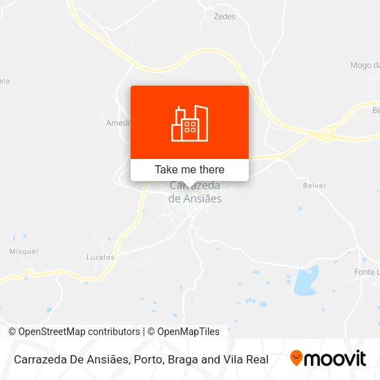 Carrazeda De Ansiães map