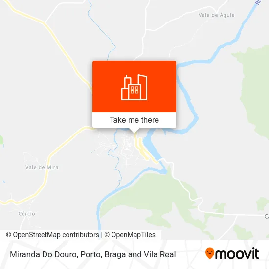 Miranda Do Douro map