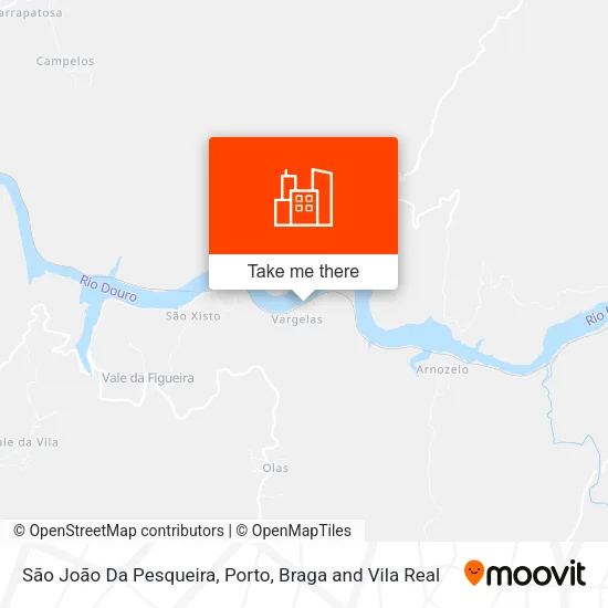 São João Da Pesqueira map