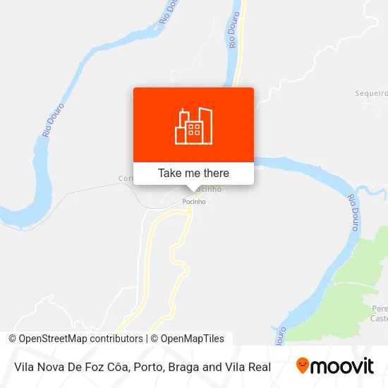 Vila Nova De Foz Côa map