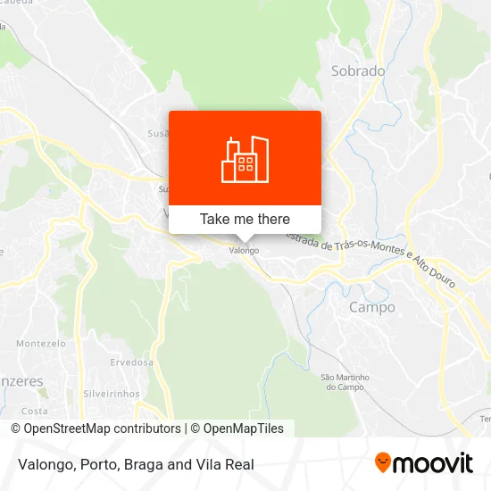 Valongo map
