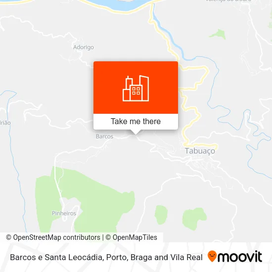 Barcos e Santa Leocádia map